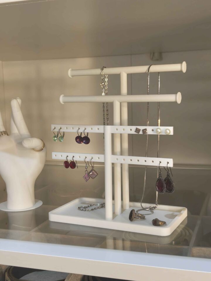 Takı Düzenleyici Stand – Kolye, Küpe ve Yüzük Organizeri