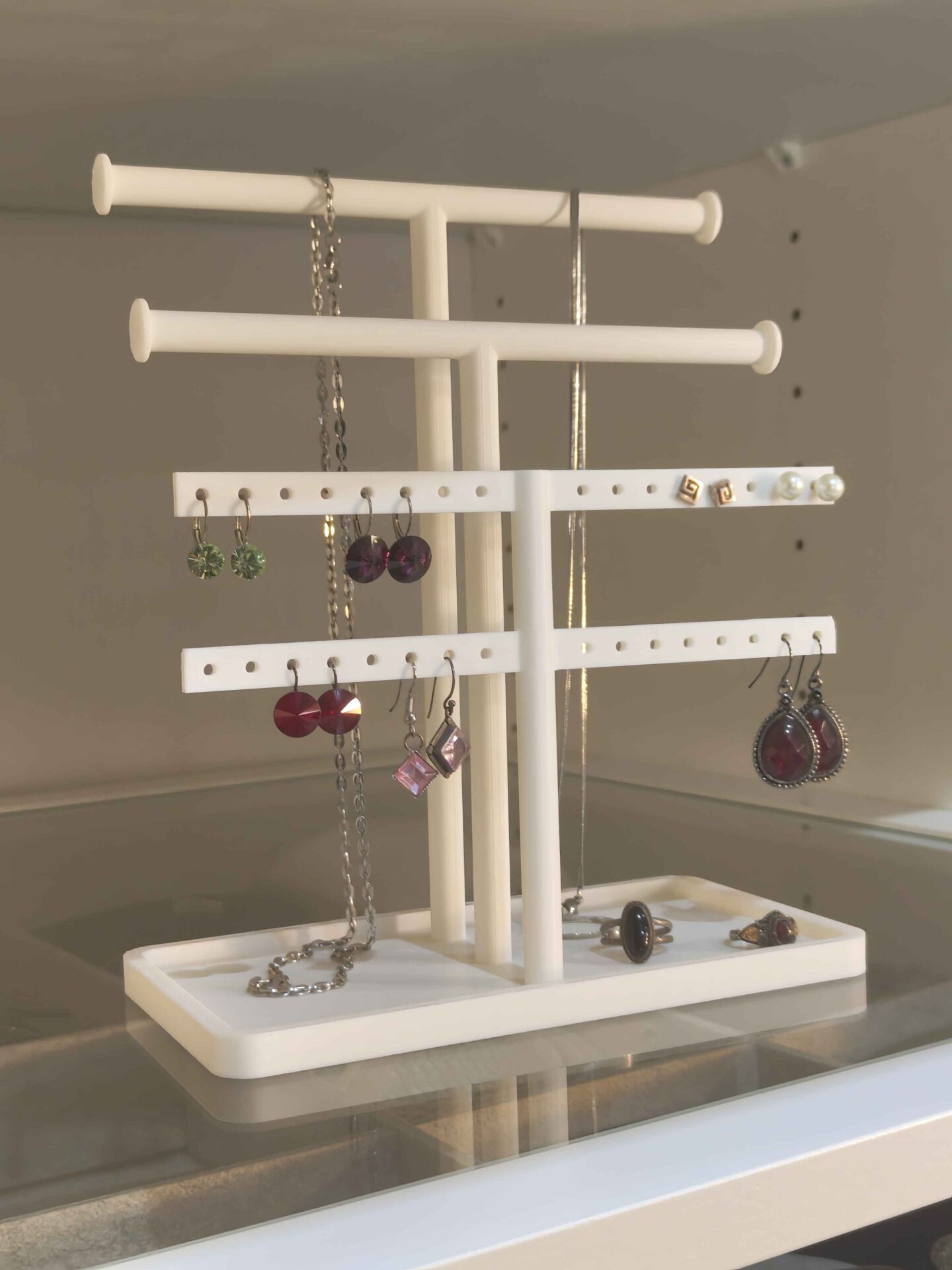 Takı Düzenleyici Stand – Kolye, Küpe ve Yüzük Organizeri