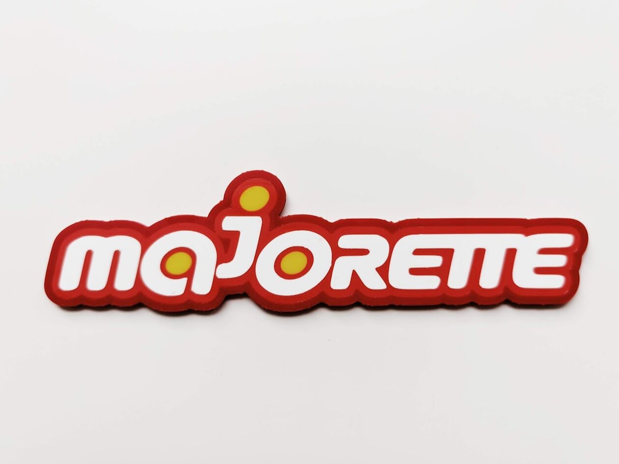Majorette Logo Figürü | 3D Baskı Dekoratif Aksesuar / Rozet (Koleksiyonluk)