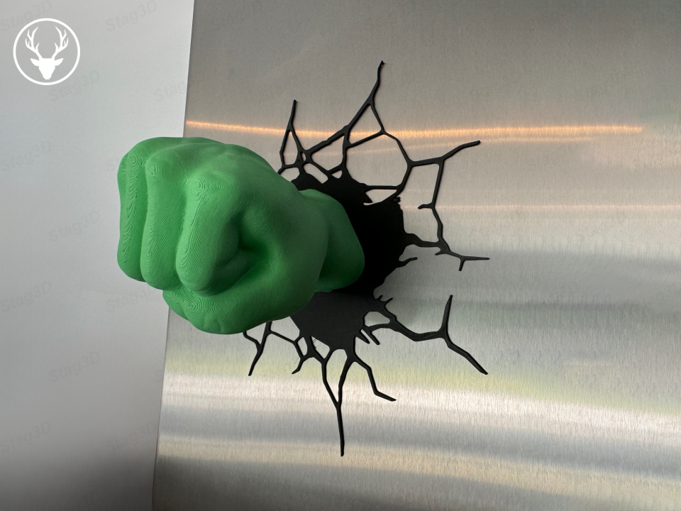 Hulk Yumruk Duvar Askısı