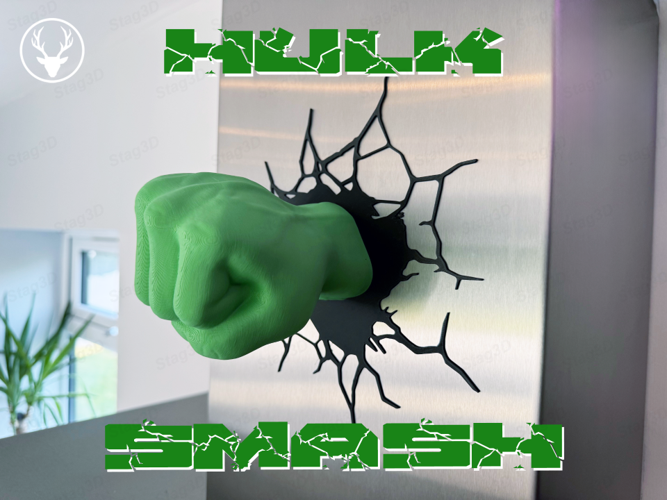 Hulk Yumruk Duvar Askısı