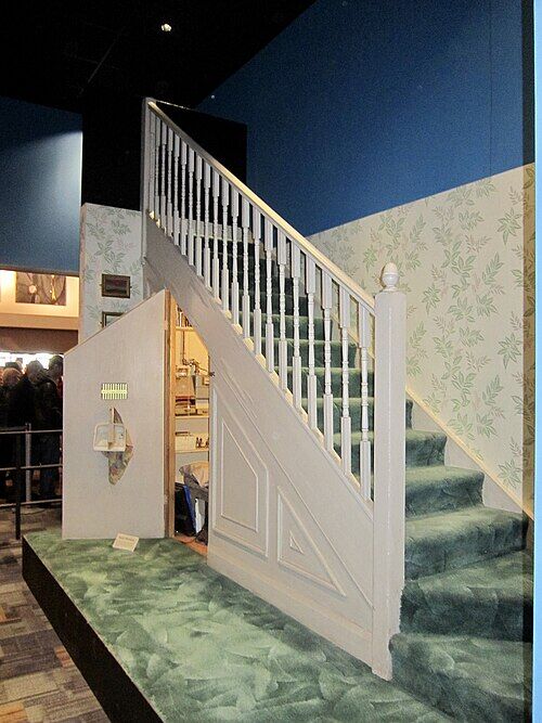 Merdiven Altı Oda Temalı LED’li Kitap Desteği (Book Nook) | Dekoratif Kitaplık Dioraması