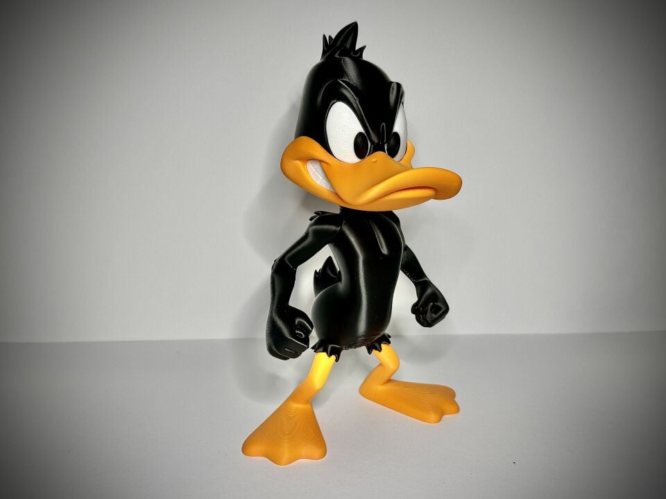 Daffy Duck Temalı 3D Baskı Dekor Figürü