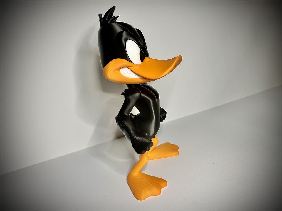 Daffy Duck Temalı 3D Baskı Dekor Figürü
